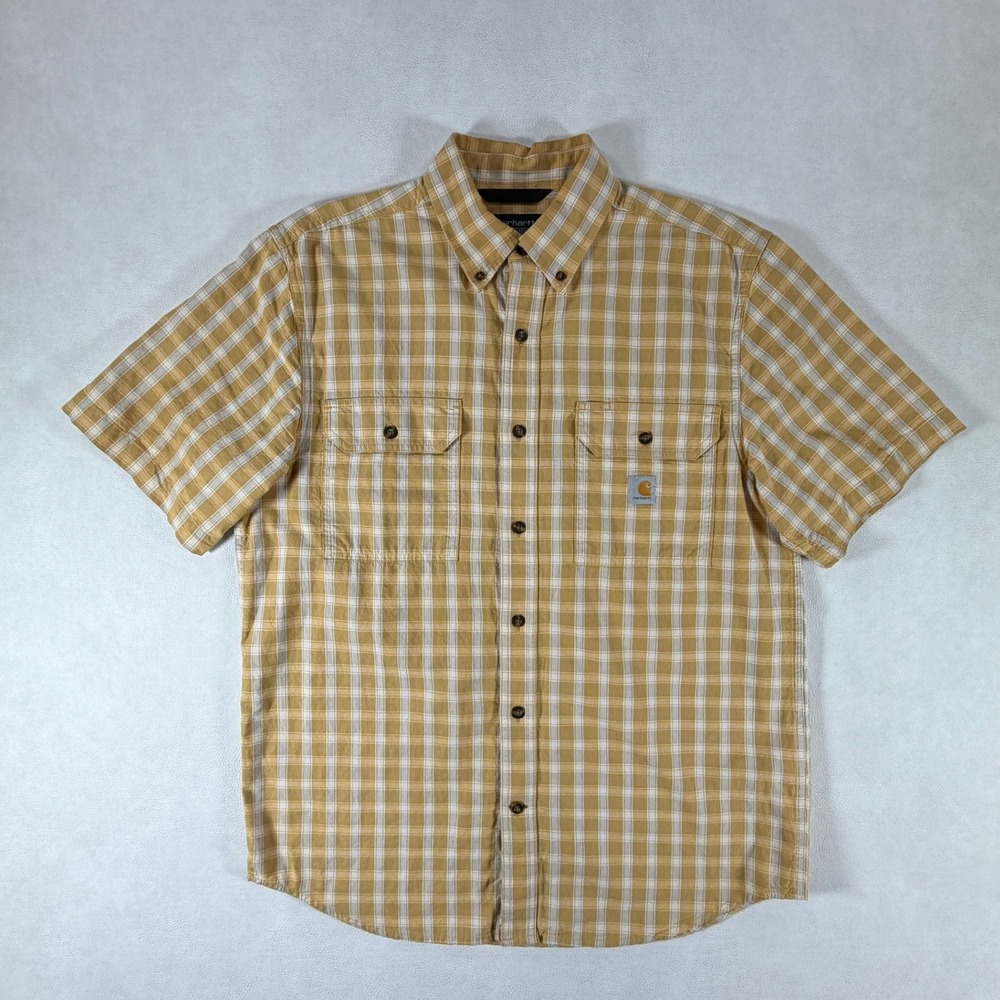Button Down Shirt Yellow Medium